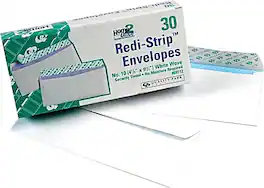 Quality Park - Redi-Strip Security Tinted #10 Envelopes, 4-1/8" x 9-1/2", 30/Box - White
