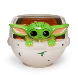 Silver Buffalo - Star Wars: The Mandalorian The Child Sculpted Ceramic Mug | Holds 20 Ounces - Green
