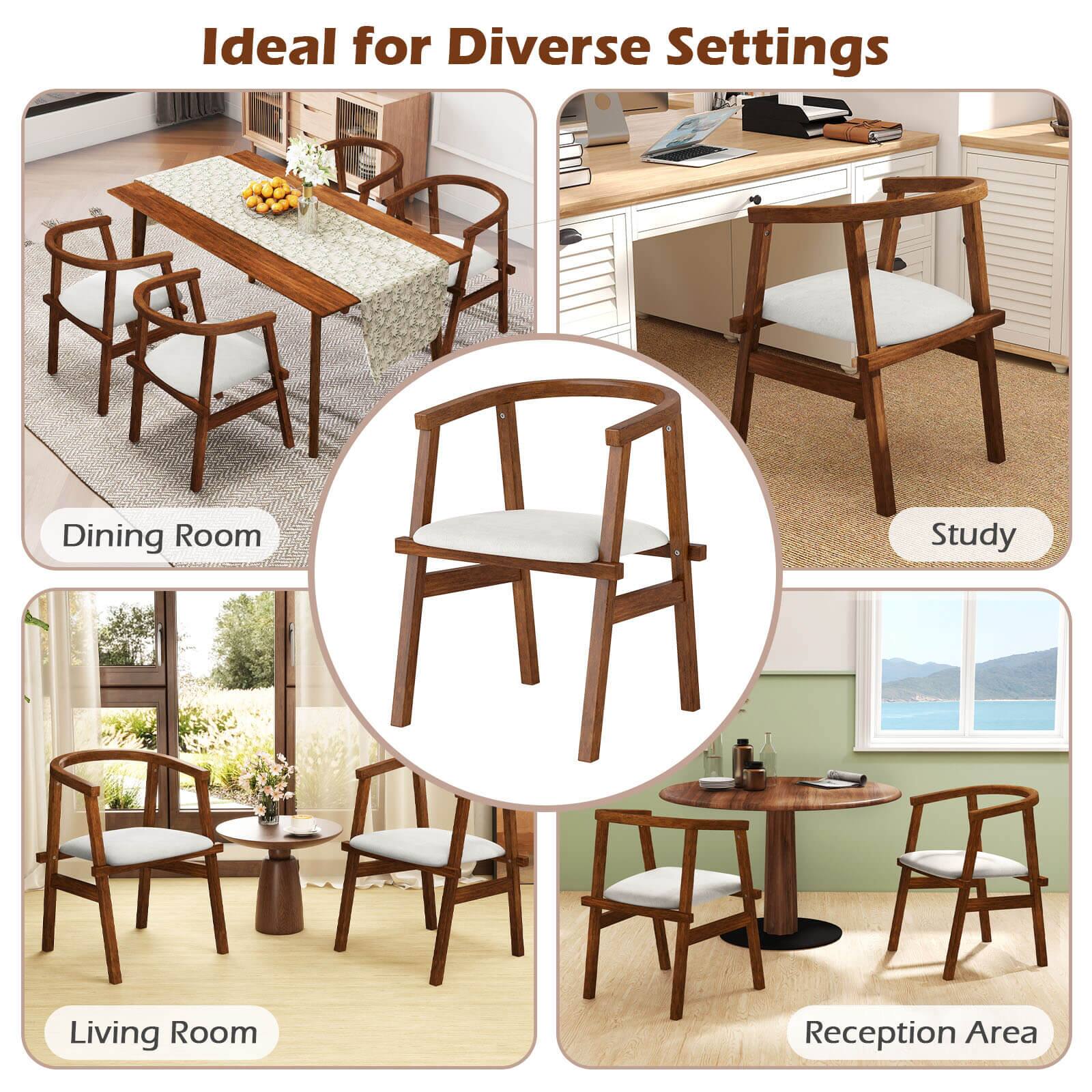 Ideal for Diverse Settings: Dining Room, Study, Living Room, Reception Area.