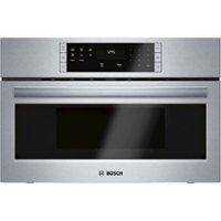 Bosch - 500 Series 1.6 Cu. Ft. Built-In Microwave - Stainless Steel - Front_Zoom