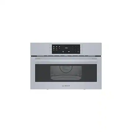 Front. Bosch - 500 Series 1.6 Cu. Ft. Built-In Microwave - Stainless Steel.