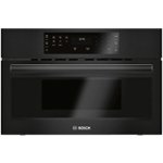 Front Zoom. Bosch - 500 Series 1.6 Cu. Ft. Built-In Microwave - Black.