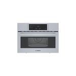 Bosch - 500 Series 1.6 Cu. Ft. Built-In Microwave - Stainless steel - Front_Standard