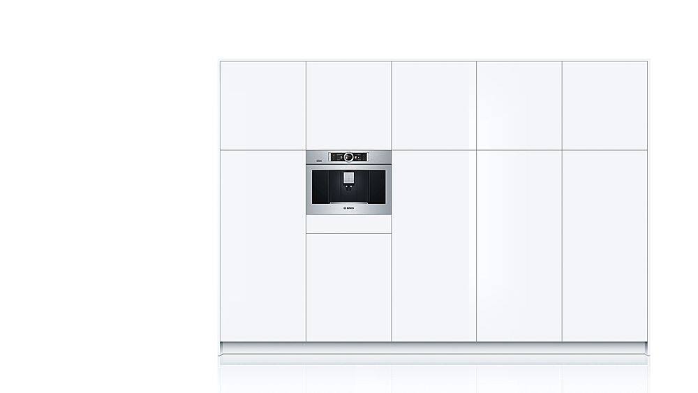 Alt View 15. Bosch - Espresso Machine with 19 bars of pressure and Milk Frother - Stainless steel.