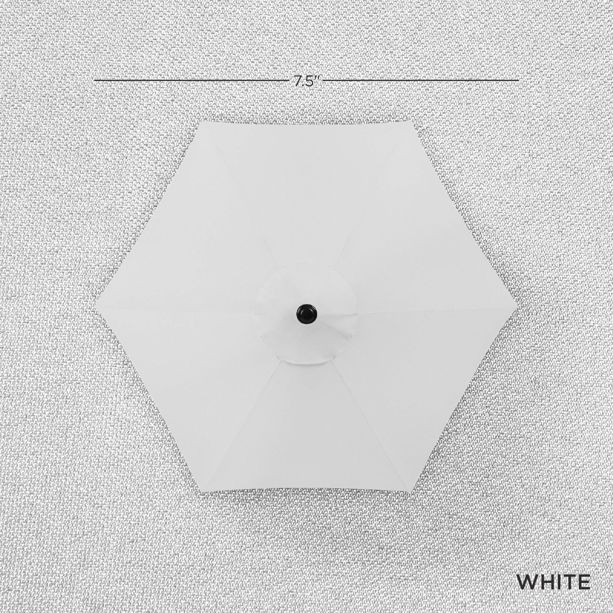 7.5" WHITE