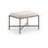 Front. Meridian Furniture - Valley Beige Chenille Fabric Bench - Beige.
