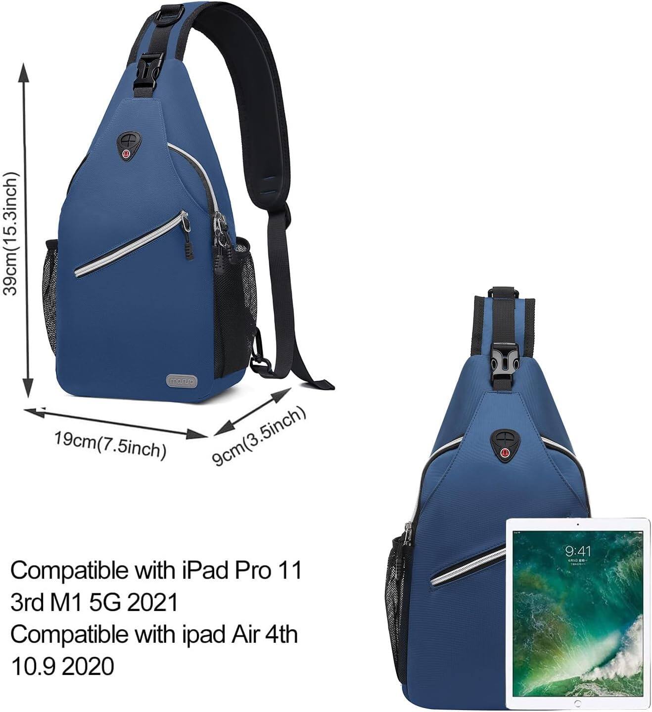 39cm(15.3inch) + AI 19cm(7.5inch) 19cm(7.5inch) 9cm(3.5inch) Compatible with iPad Pro 11 3rd M1 5G 2021 Compatible with iPad Air 4th 10.9 2020