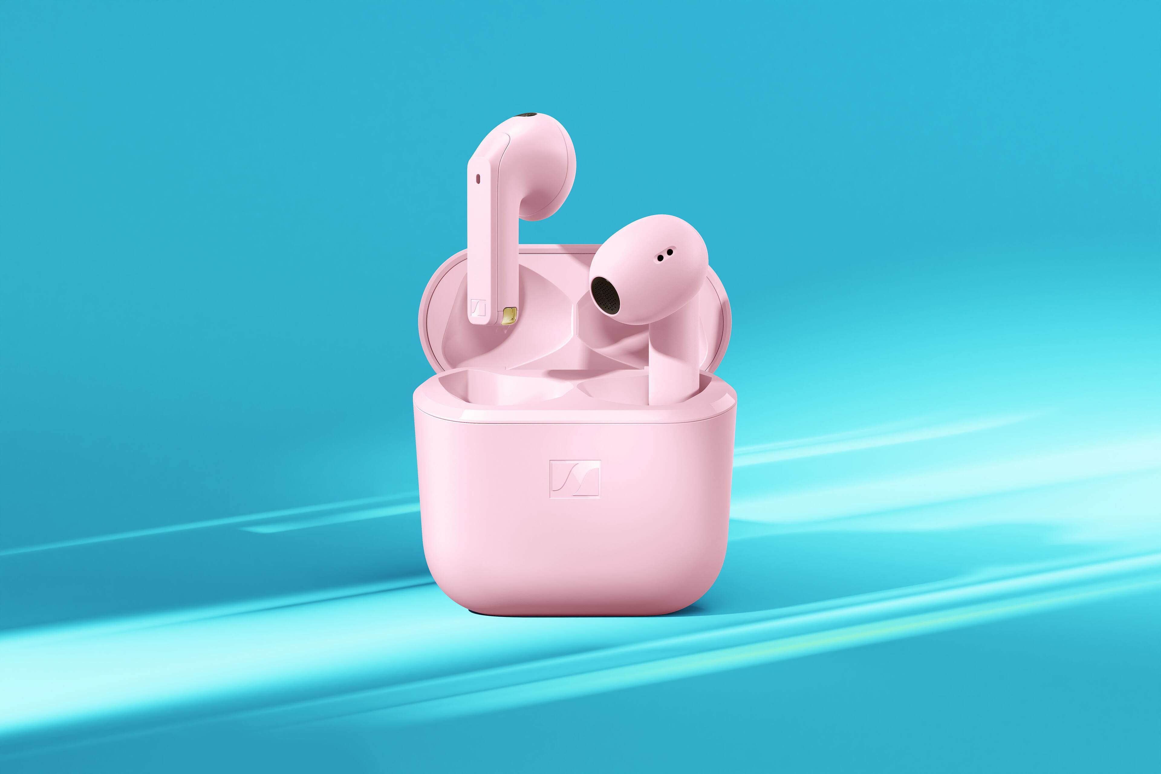 Back. Sennheiser - Sennheiser ACCENTUM Open Wireless Earbuds - In Ear Buds with Open Design, Dynamic Sound and Bluetooth 5.3 - Blush Pink.