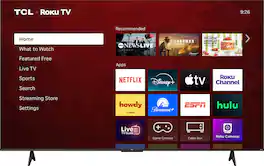 TCL - 75" Class S55LR Series 4K UHD HDR LED Smart TV with Roku TV (2026)
