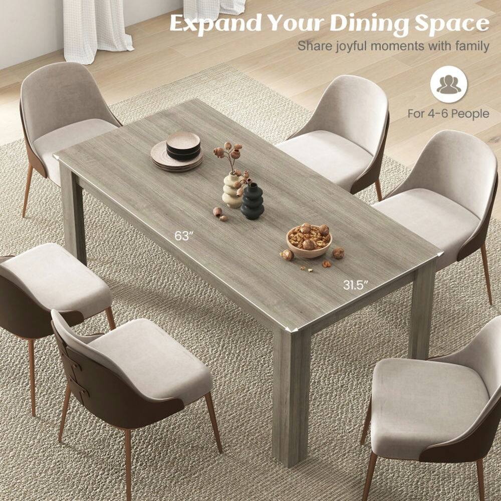 Expand Your Dining Space  
Share joyful moments with family  
For 4-6 People  
63" x 31.5"
