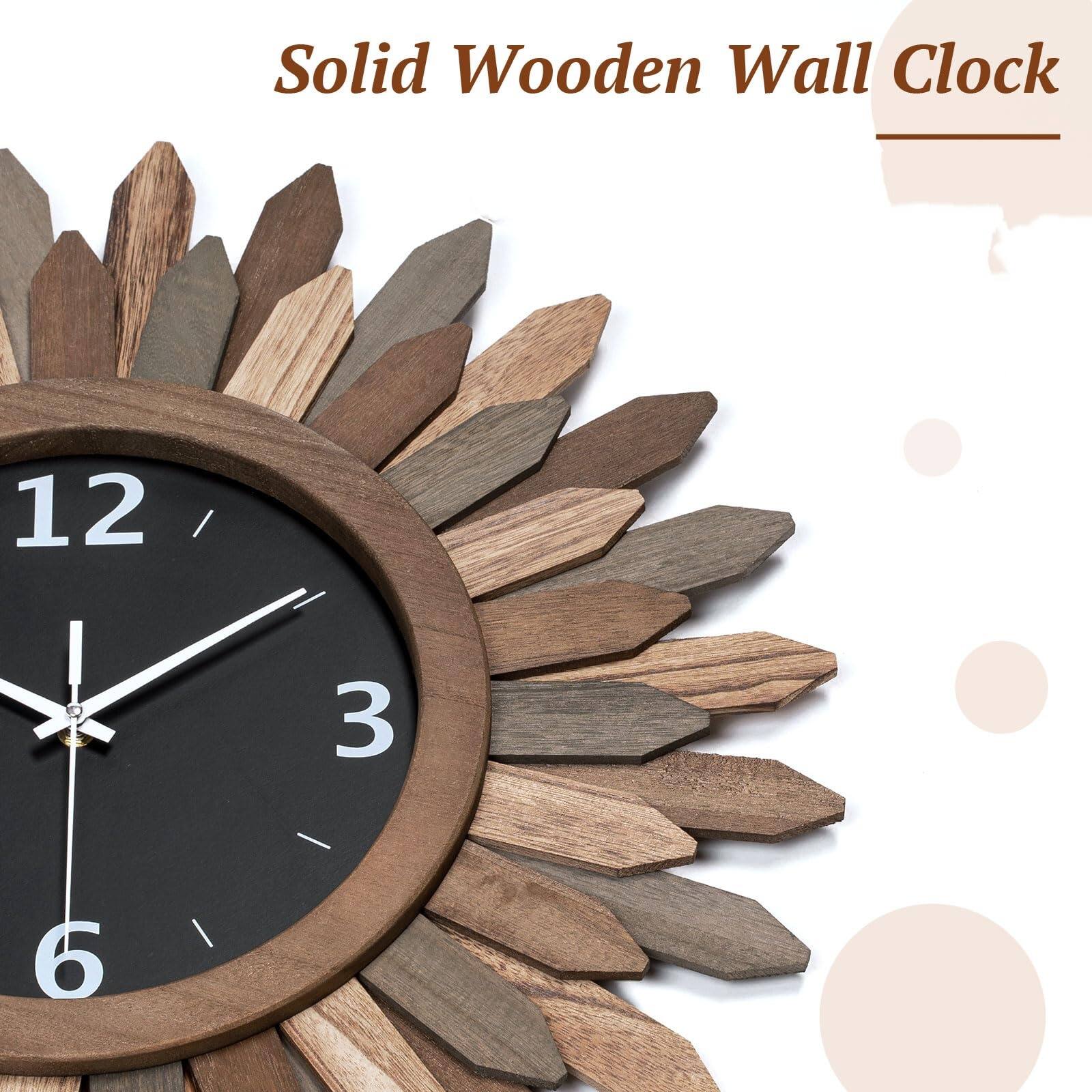 Solid Wooden Wall Clock

12 3 6