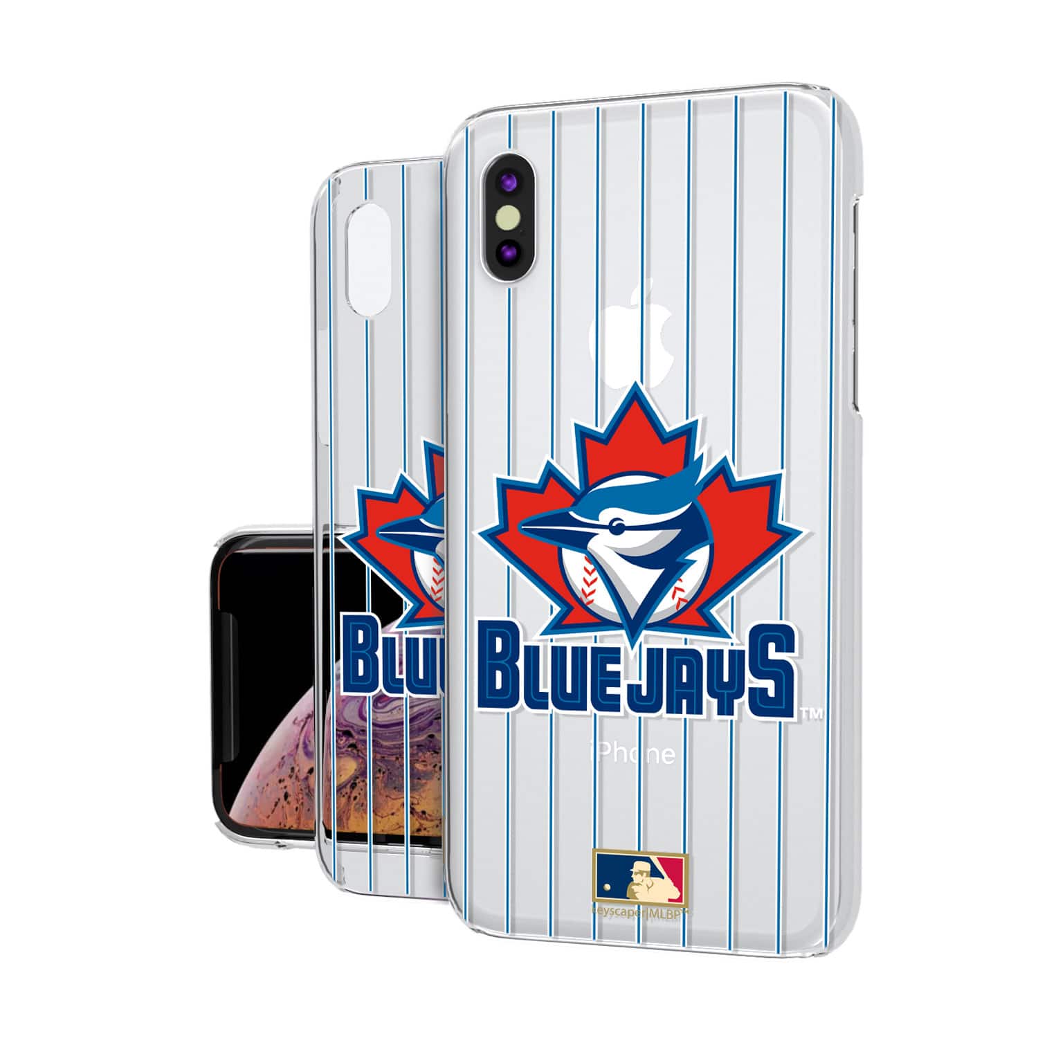 Keyscaper - MLB - Toronto Blue Jays Cooperstown iPhone Clear Case - 15 Pro - Multicolor