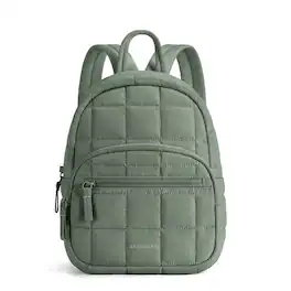 Bagsmart - Backpack Purses for Women,Lightweight Quilted Mini Backpack,Water-resistant Puffer Small Daily Backpack Fashion Bookbag - Sky Blue