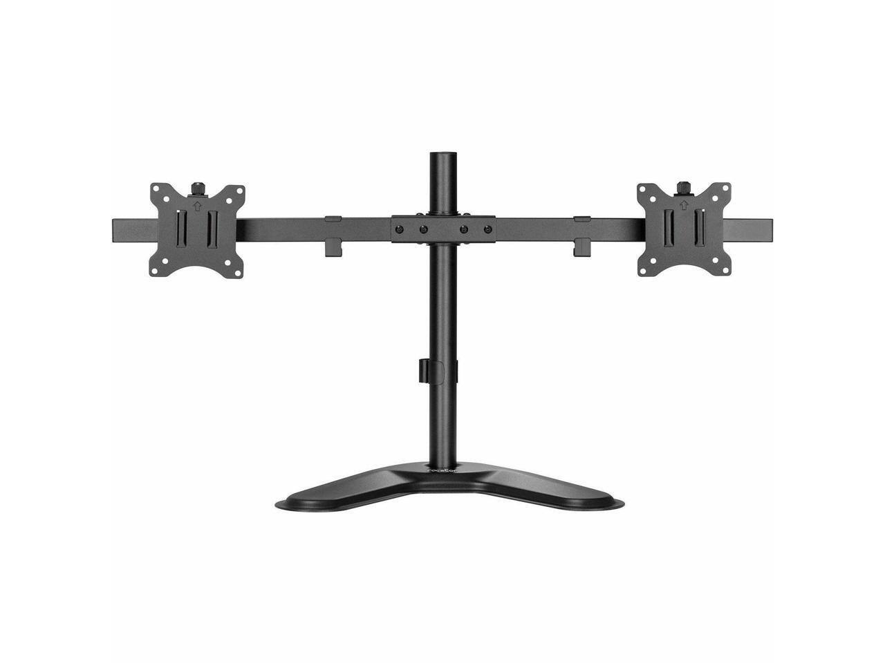 Alt View 5. Rocstor - Rocstor ErgoReach EP2 Pole Mount Dual-Screen Monitor Stand Y10N003-B1 - Black.