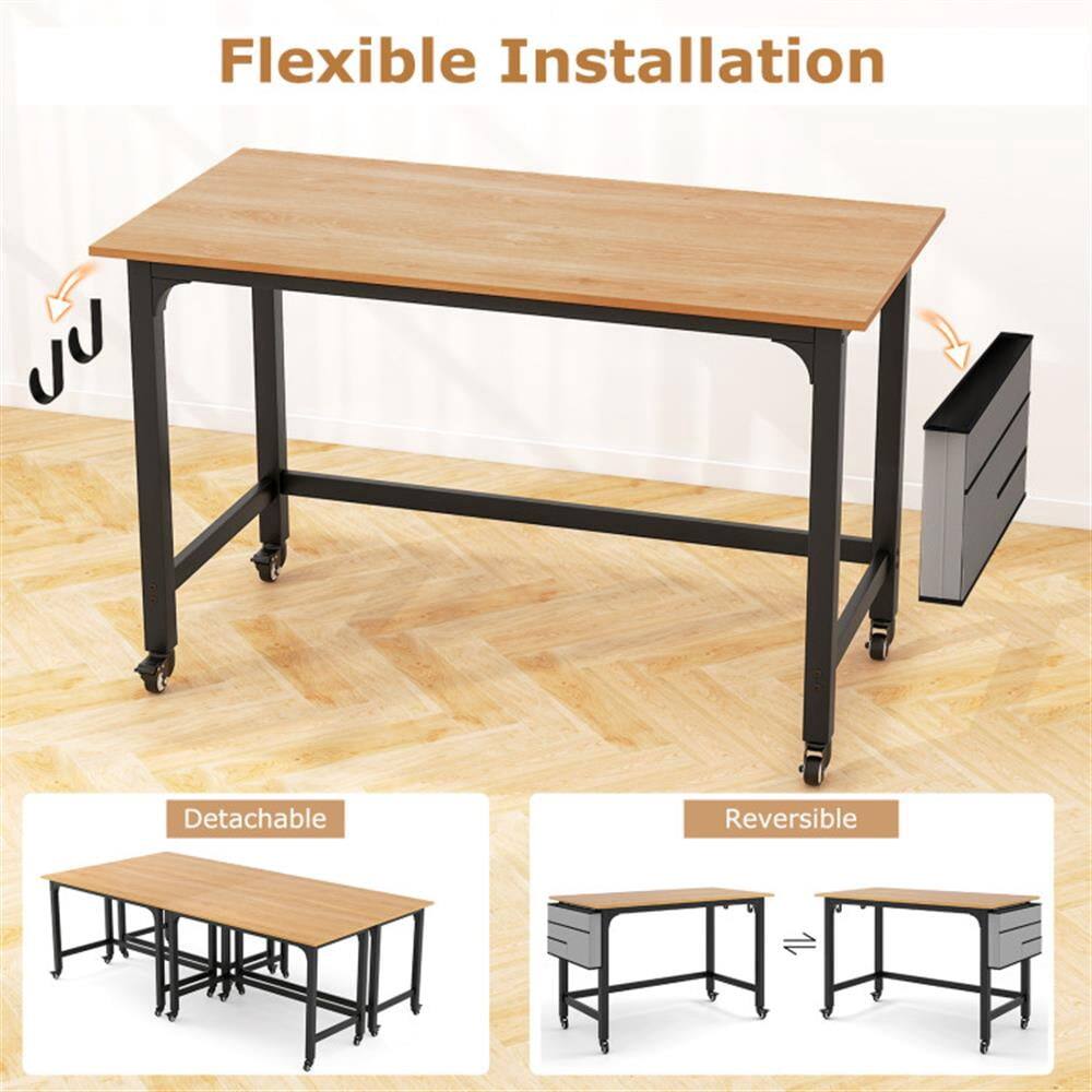 Flexible Installation

- Detachable
- Reversible
