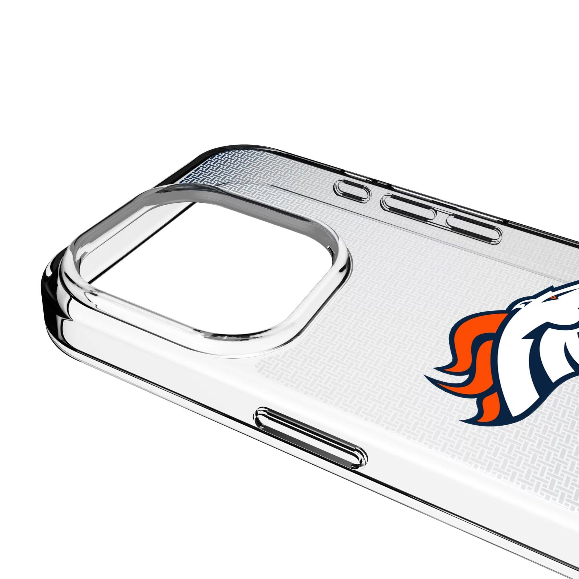 Alt View 2. Keyscaper - Linen Logo iPhone Clear Case - 15 Pro - Multicolor.