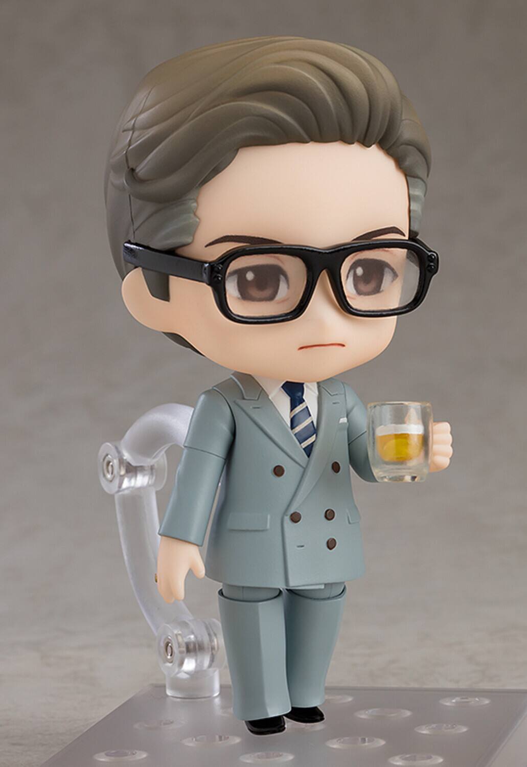 Alt View 2. Good Smile Company - Good Smile Company - Kingsmen: Golden Circle - Harry Galahad Hart Nendoroid Action Figure (Mr)   - Collectibles - Multicolor.