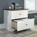 Front. Sauder - Lateral File Cabinet - White.