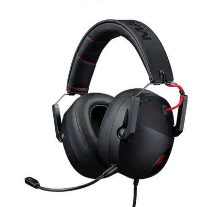 Front. Mad Catz - Mad Catz - P.I.L.O.T. 3 Gaming Headset with Mad Pro Earcups - Over-ear - Black - BLACK.