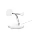 Alt View 11. Belkin - 3-in-1 Stand 15W Qi2 Wireless Charger, Fast Charging for iPhone 16, AirPods, Apple Watch, & More (36W Included) - White.
