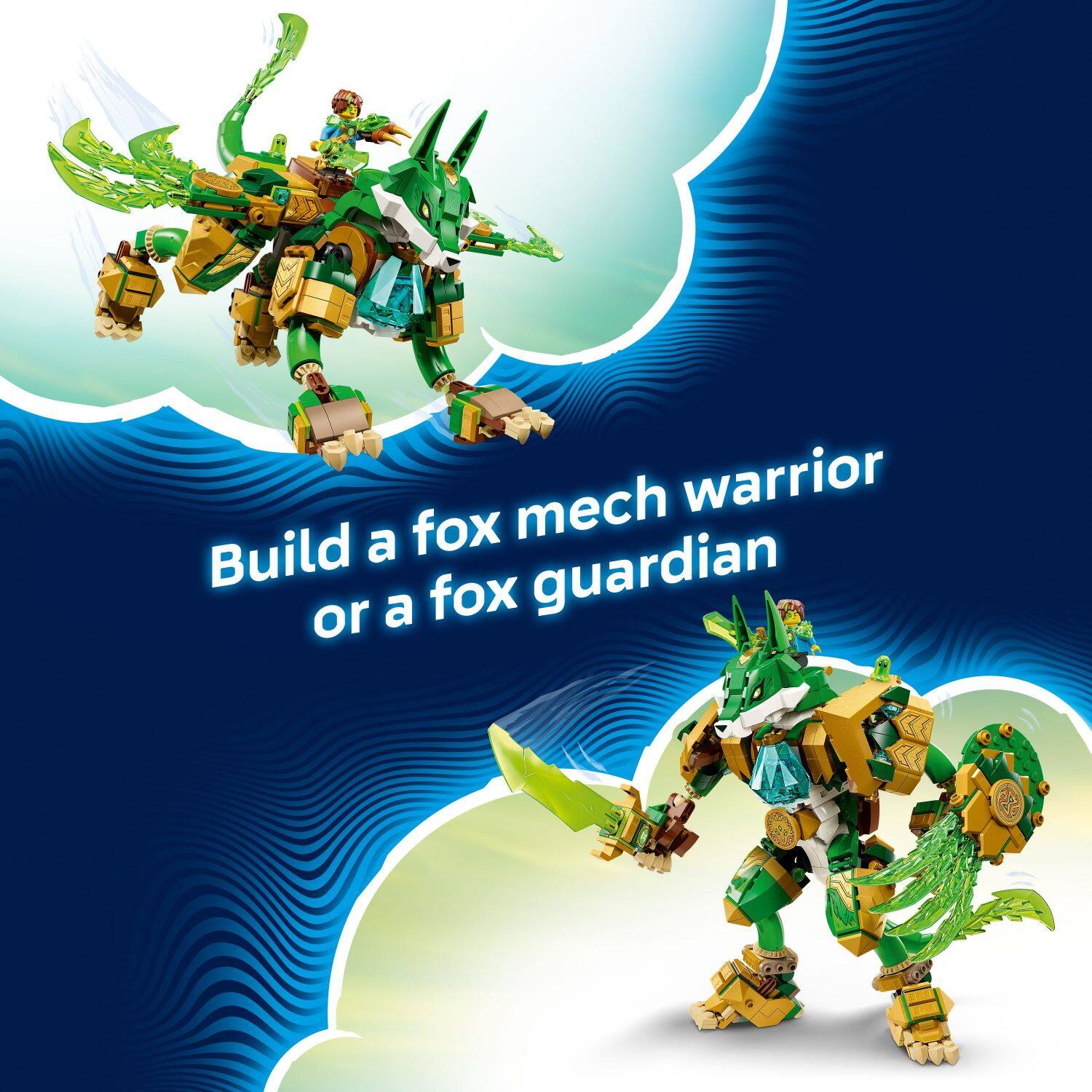 Build a fox mech warrior or a fox guardian