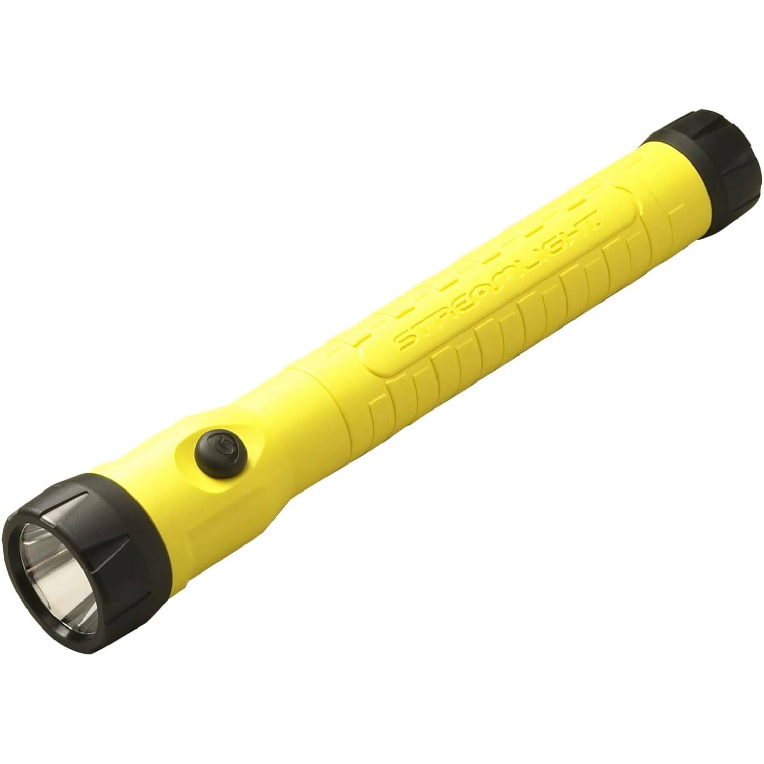 Front. Streamlight - Streamlight 76412 PolyStinger LED HAZ-LO Intrinsically Safe Rechargeable Flashlight, Yellow - Yellow.