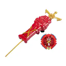Hasbro - Beyblade Burst QuadStrike Speed Launcher - Red