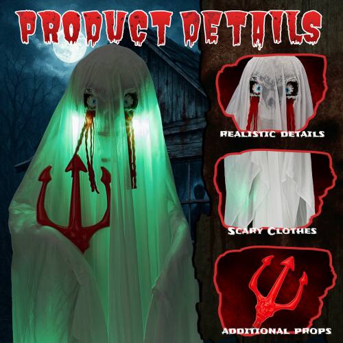 PRODUCT DETAILS  
REALISTIC DETAILS  
SCARY CLOTHES  
ADDITIONAL PROPS