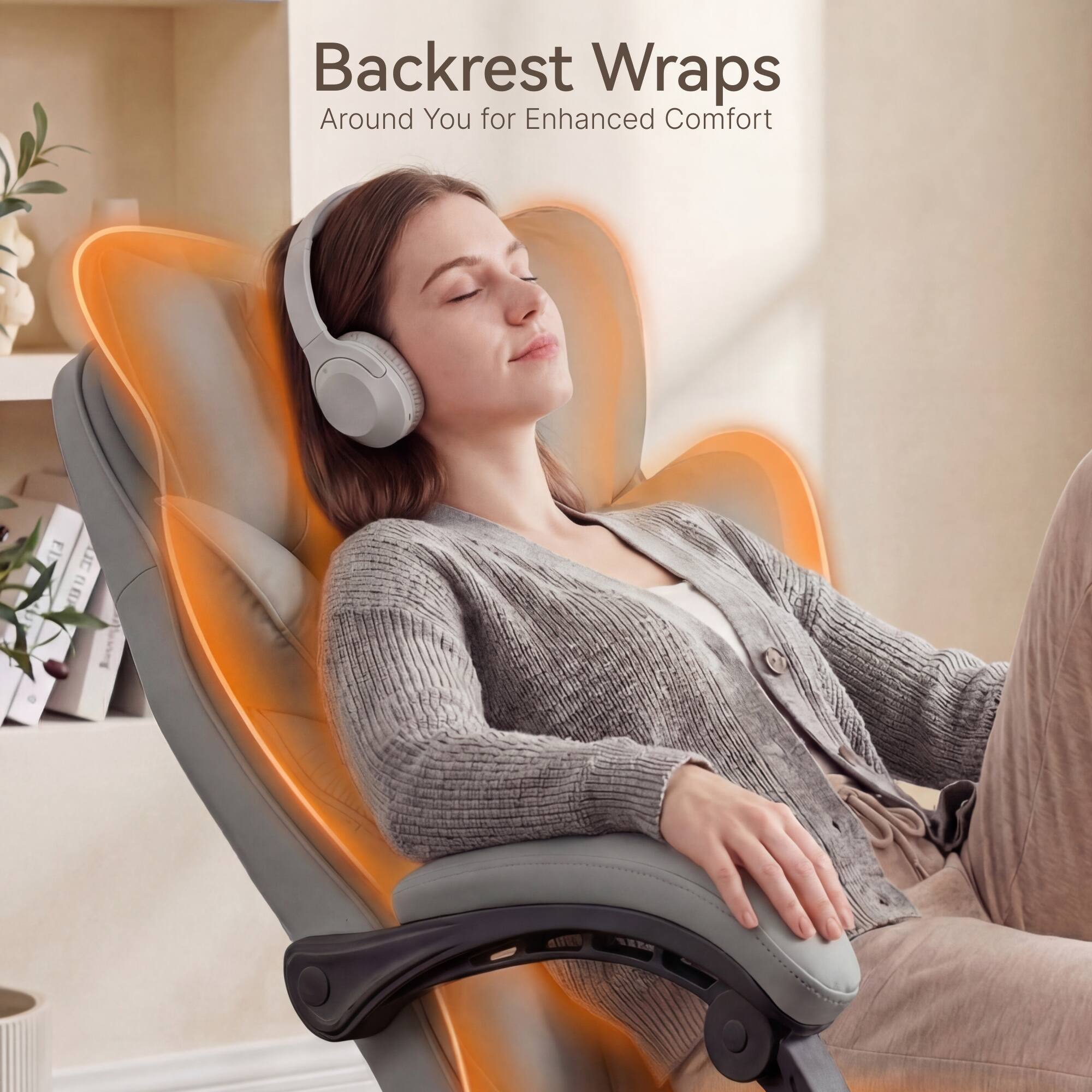 Backrest Wraps Around You for Enhanced Comfort