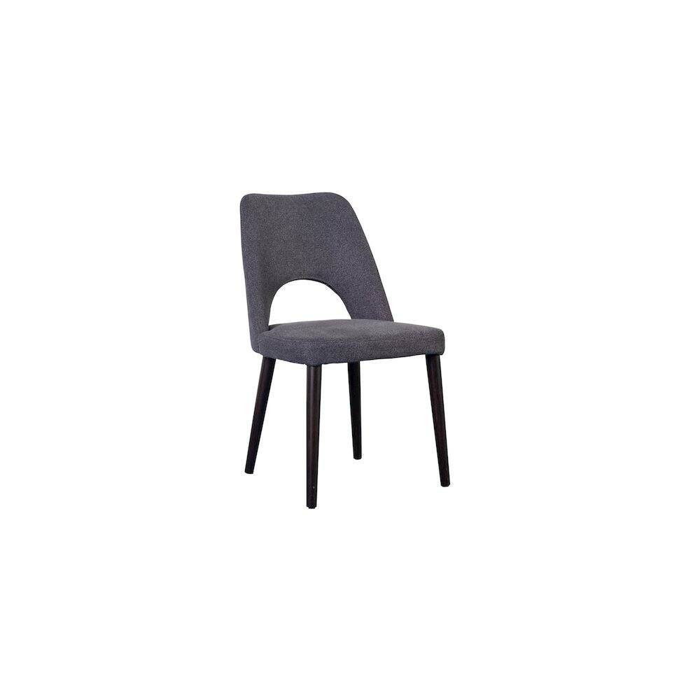 Left. Porter Designs - Prato Upholstered Dining Chair - Gray.