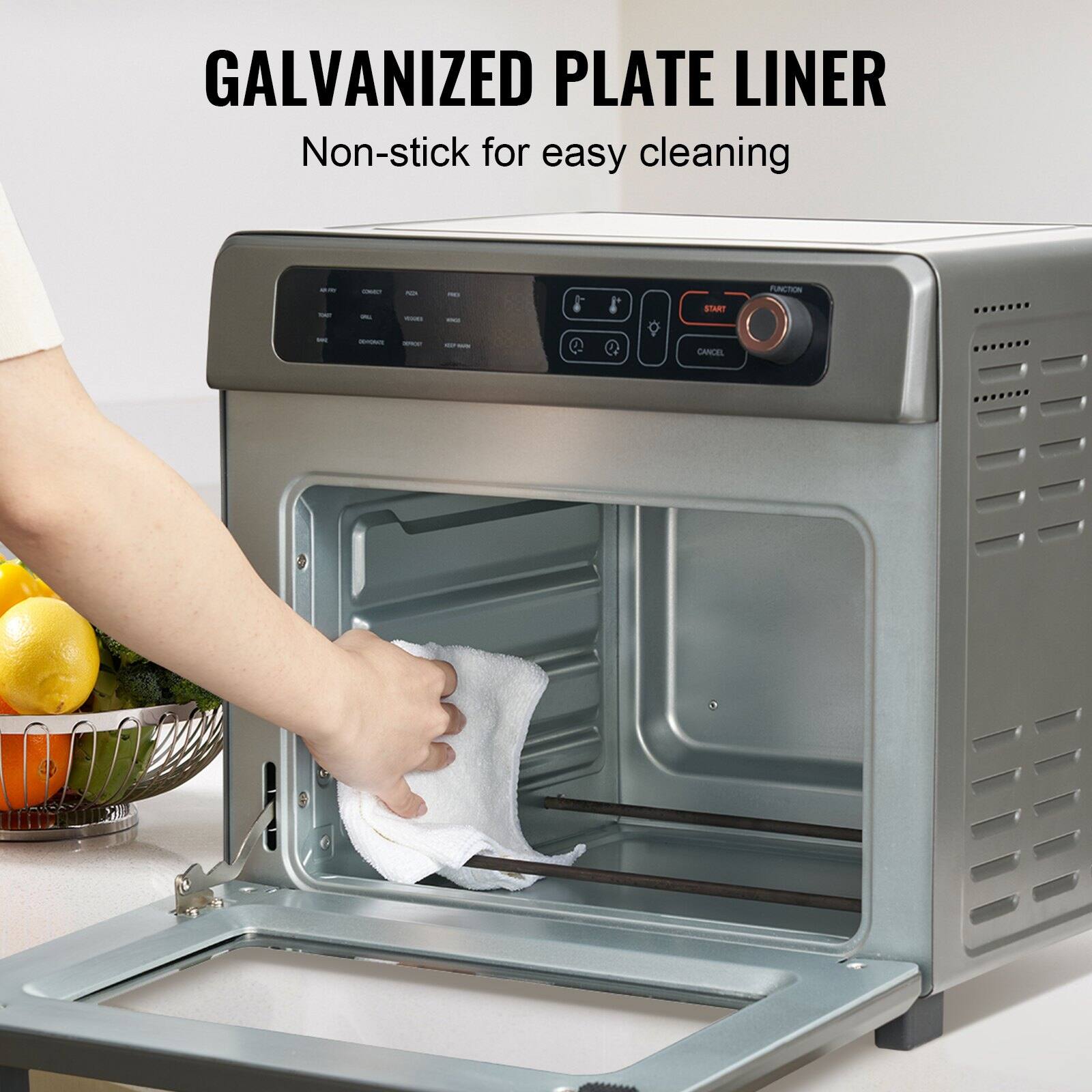GALVANIZED PLATE LINER  
Non-stick for easy cleaning