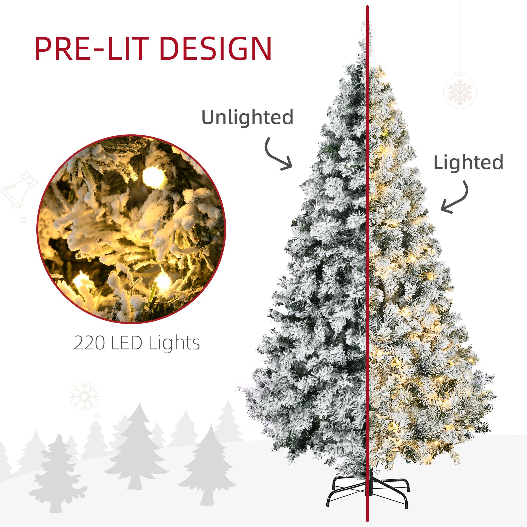 PRE-LIT DESIGN

Unlit | Lit

220 LED Lights