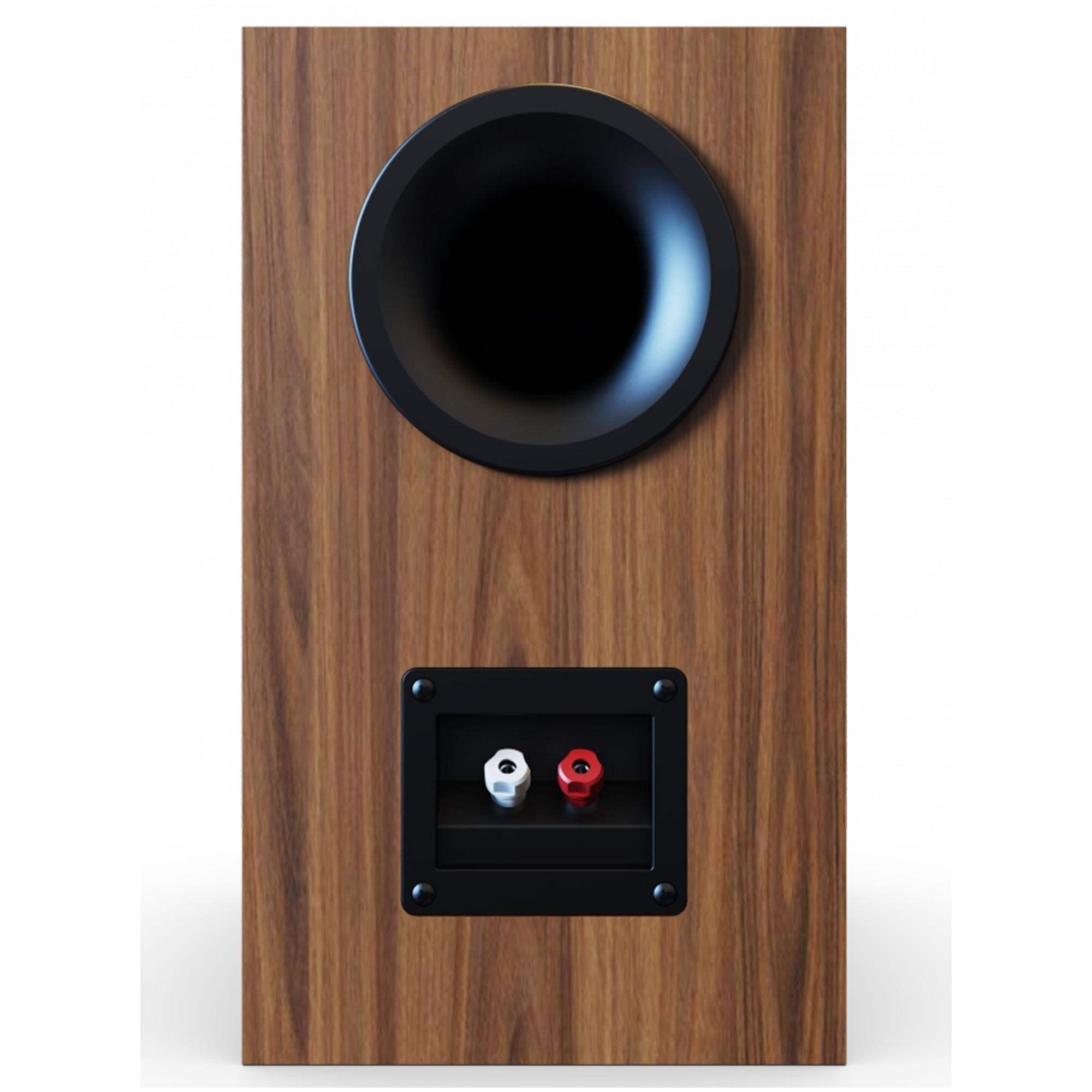 Alt View 2. ELAC - ELAC Debut 3.0 - 6.5" Bookshelf Speakers (Walnut) DB63-WN - (Pair) - Walnut.