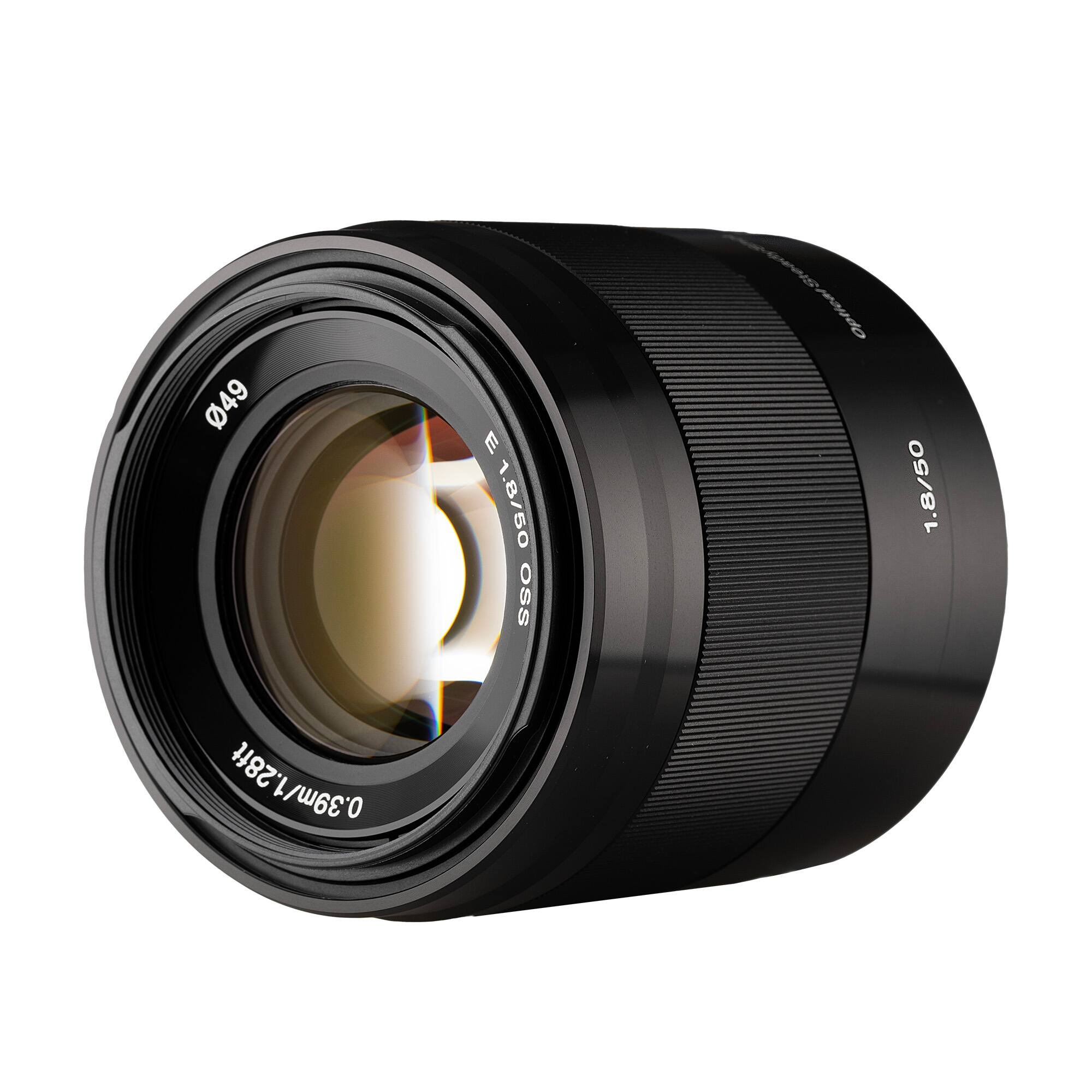 Sony E 50mm f/1.8 OSS Standard Prime Lens – Image Stabilized