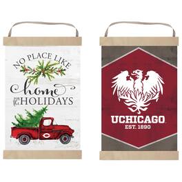 Jardine - UChicago Maroons 12" x 20" Reversible Banner Sign - White