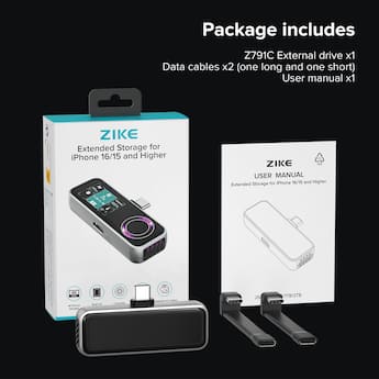 Zike Z791C 1TB USB C Expansion Memory Card, PD3.0, 990 MB/s, LCD Zike Z791C 1TB USB C Expansion Memory Card, PD3.0, 990 MB/s, LCD