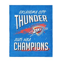 Northwest - Oklahoma City Thunder 2025 NBA Finals Champions 50" x 60" Silk Touch Throw Blanket - Multicolor