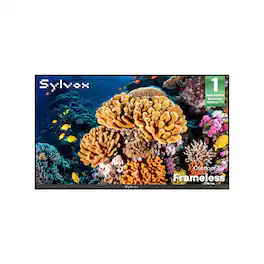 Sylvox - 55" Smart Outdoor TV, Ultra-Narrow Bezel, 4K 1000 Nits Partial Sun, IP56 Waterproof, Dolby Atmos (Frameless)