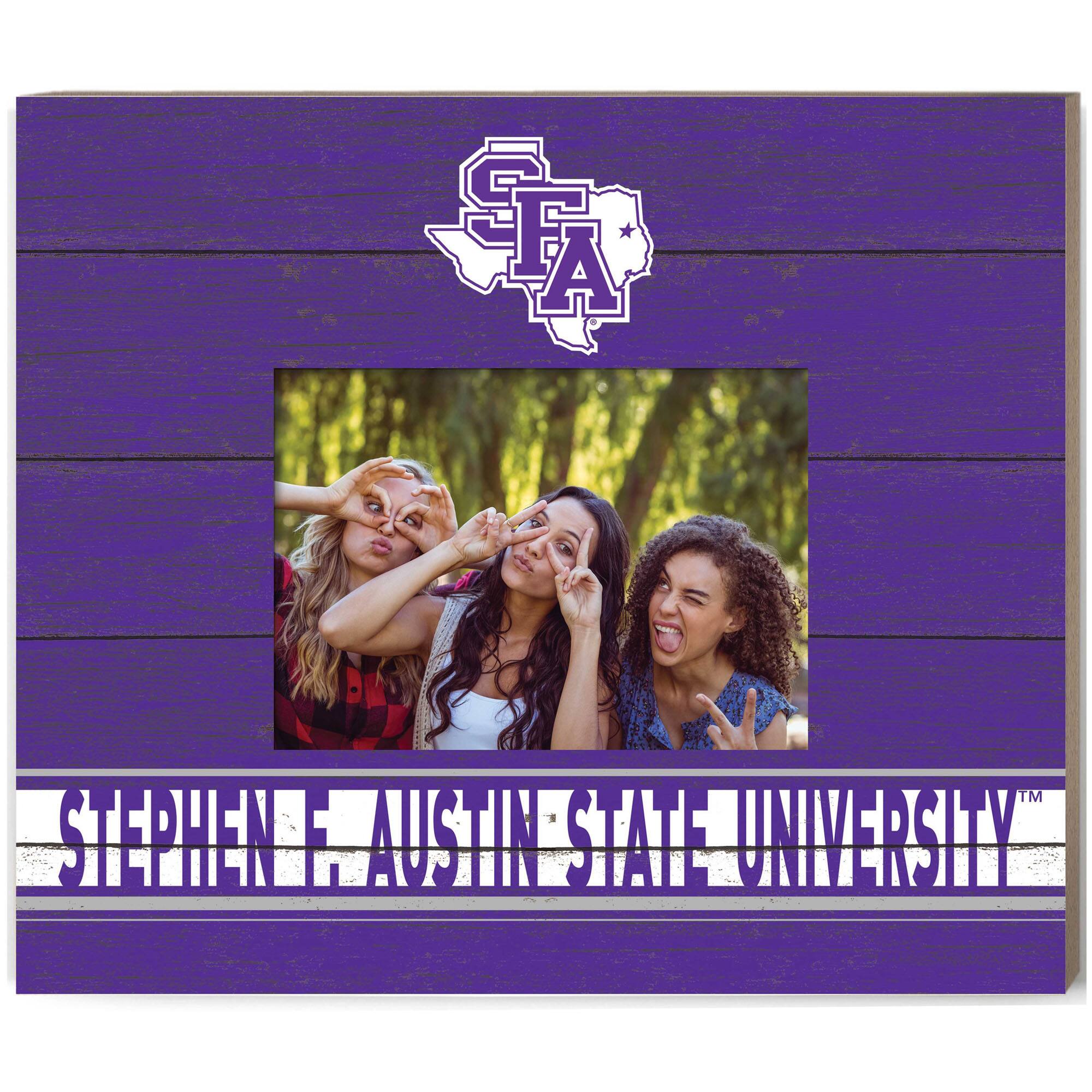 Jardine - Stephen F Austin Lumberjacks 11'' x 13'' Team Spirit Scholastic Picture Frame - Purple