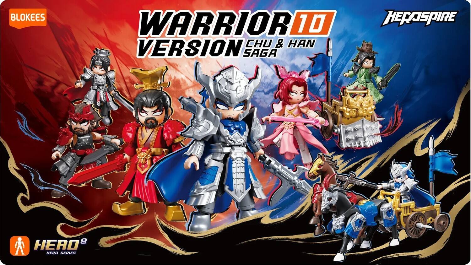 BLOKEES WARRIOR 10 VERSION CHU & HAN SAGA HERASPIRE GL 8 HERO HERO SERIES