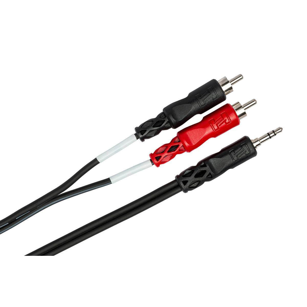 Alt View 3. Hosa Technology - Hosa Technology 6' Stereo 3.5mm Mini Male to Two RCA Males Y-Cable.