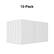 Alt View 1. Staples - 1 1/2" 3-Ring View Binders, 12/Pack - White.