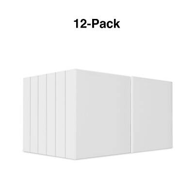 Alt View 1. Staples - 1 1/2" 3-Ring View Binders, 12/Pack - White.