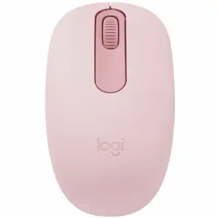 Front. Logitech - Logitech M196 Bluetooth Wireless Mouse, Compact and Portable Mouse for Laptops, Tablets and More, 12-Month Battery - Rose.