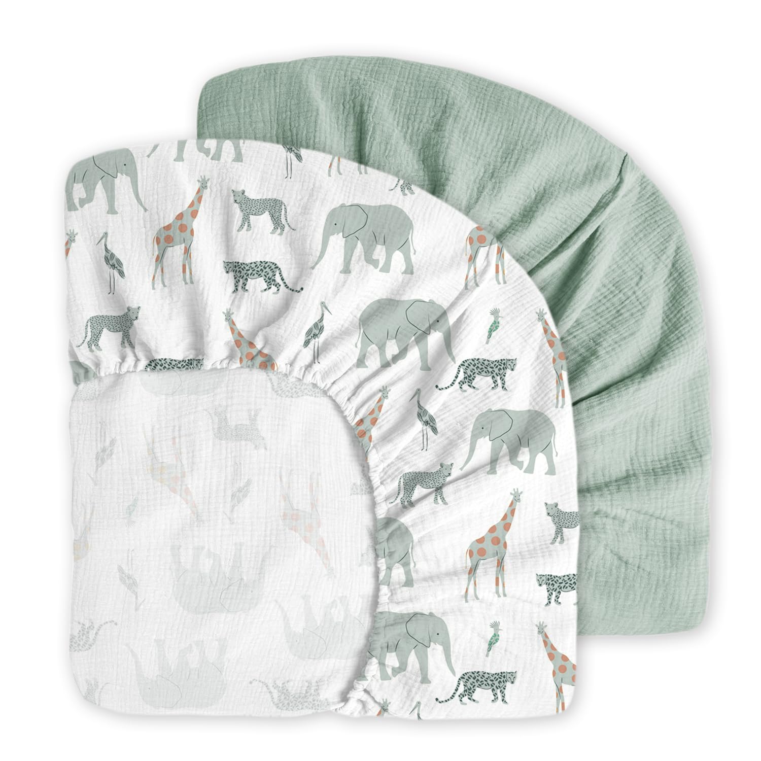 Safari Crib Sheets