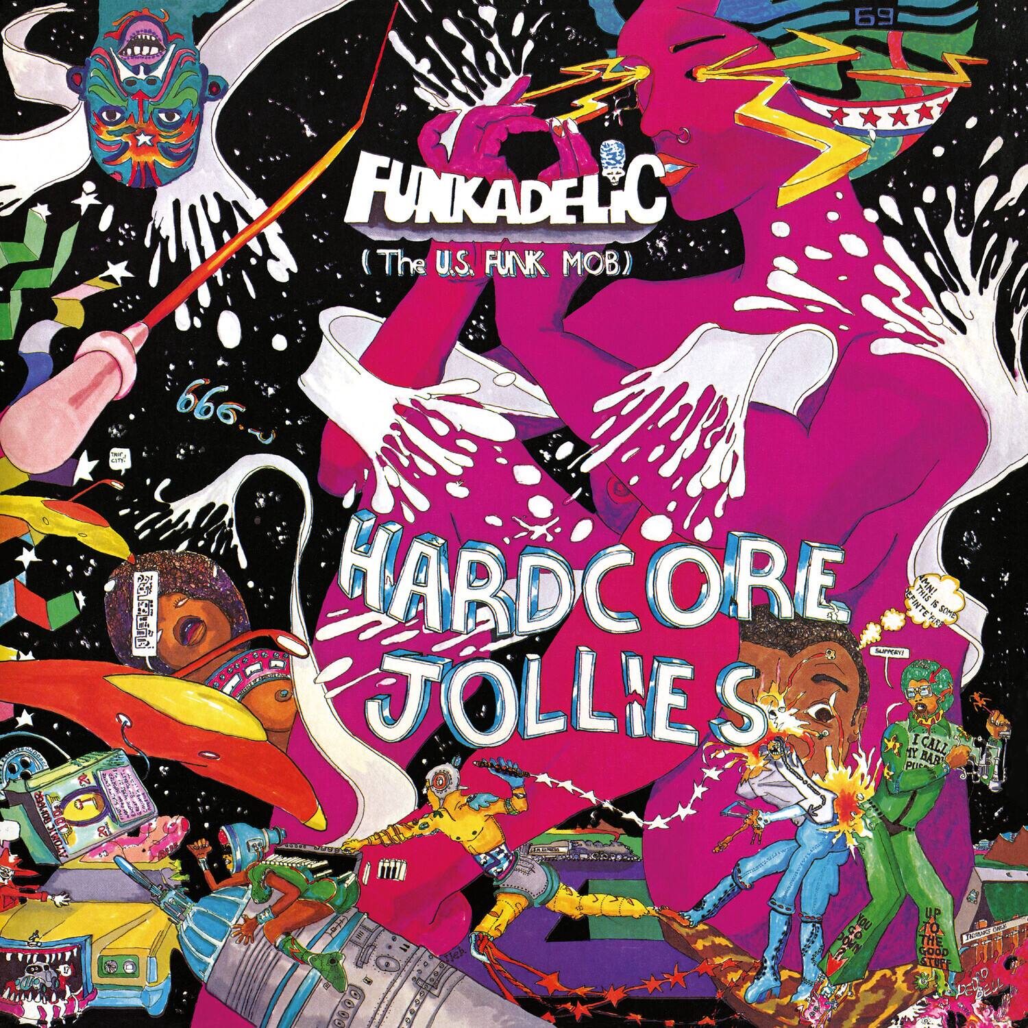Funkadelic - Hardcore Jollies - Translucent Pink Colored Vinyl   - VINYL LP