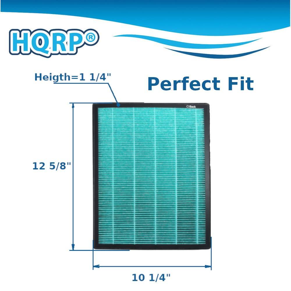 HQRP®  
Height=1 1/4"  
Perfect Fit  
Back  
12 5/8"  
10 1/4"