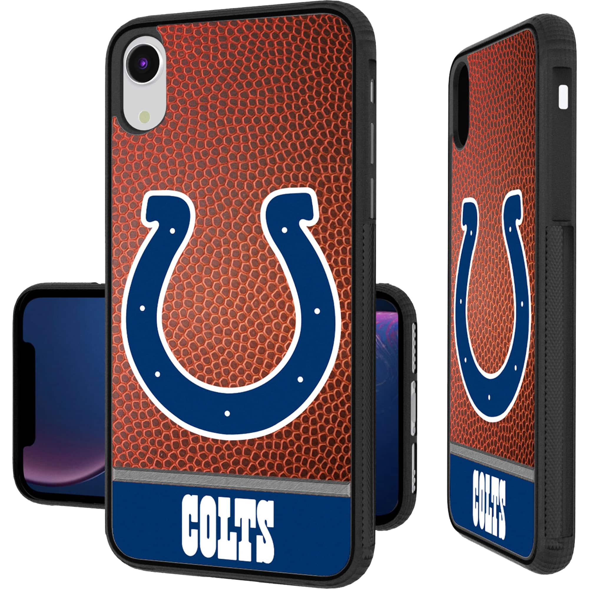 Keyscaper - NFL - Indianapolis Colts iPhone Bump Case with Football Design - 16 Pro Max - Multicolor