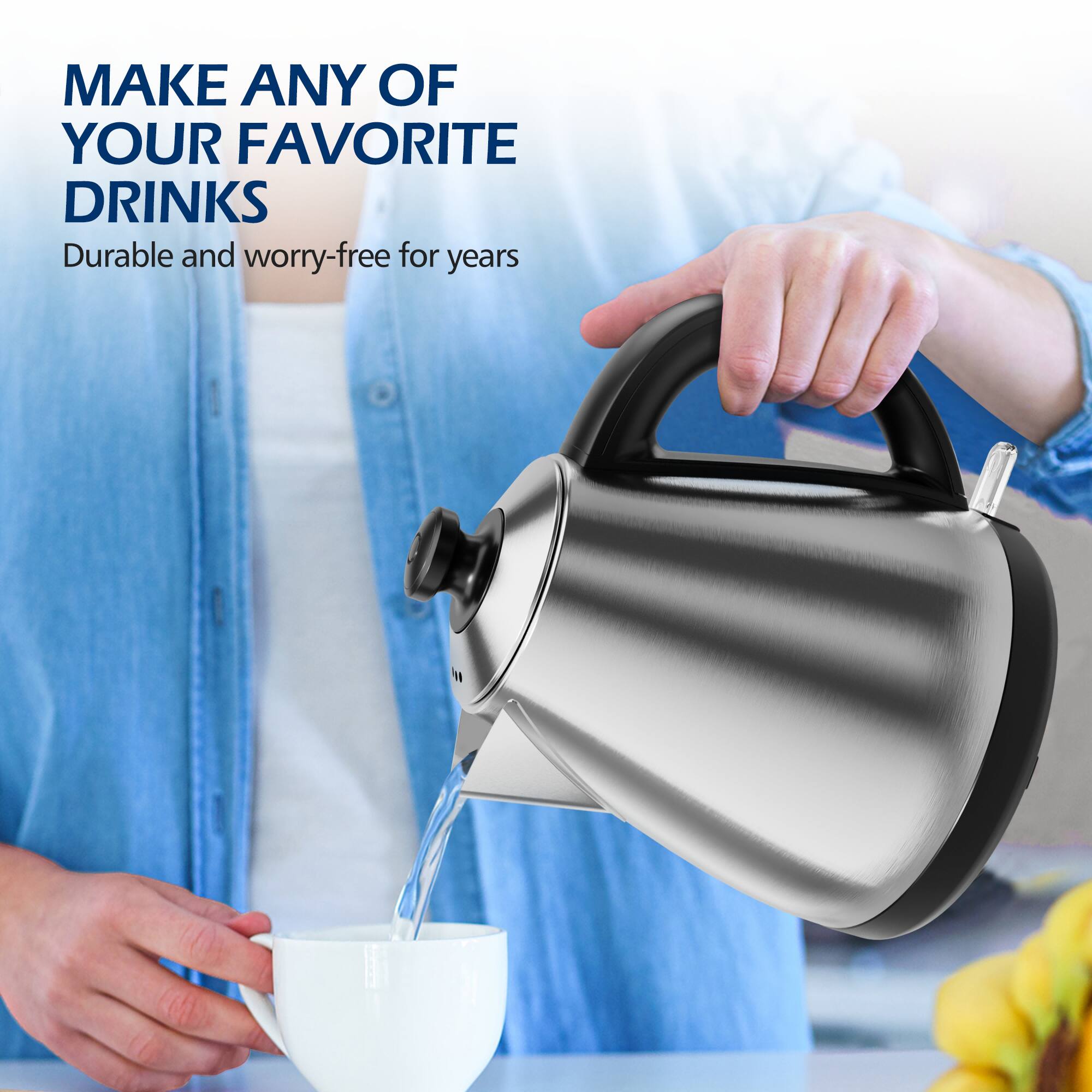 Stainless Steel Can You Heat Up Milk In An Electric Kettle Litre