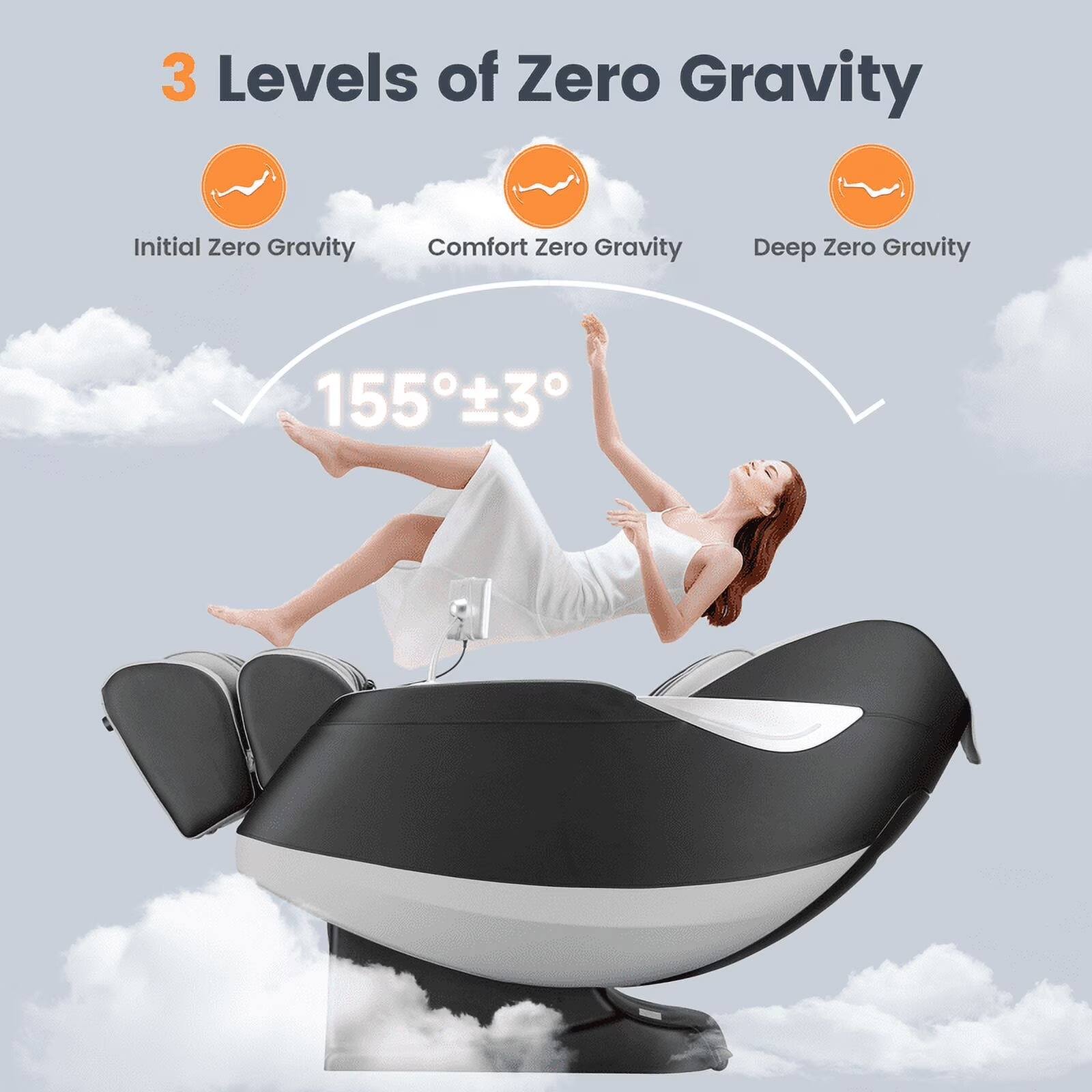 3 Levels of Zero Gravity

- Initial Zero Gravity
- Comfort Zero Gravity
- Deep Zero Gravity

155°±3°